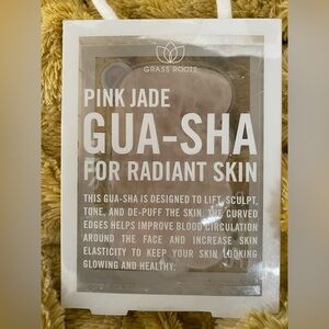 Grass Roots Pink Jade Gua-Sha